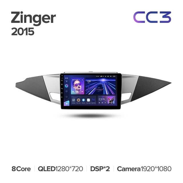 Штатная магнитола Teyes CC3 4/32 Mitsubishi Zinger 2015+