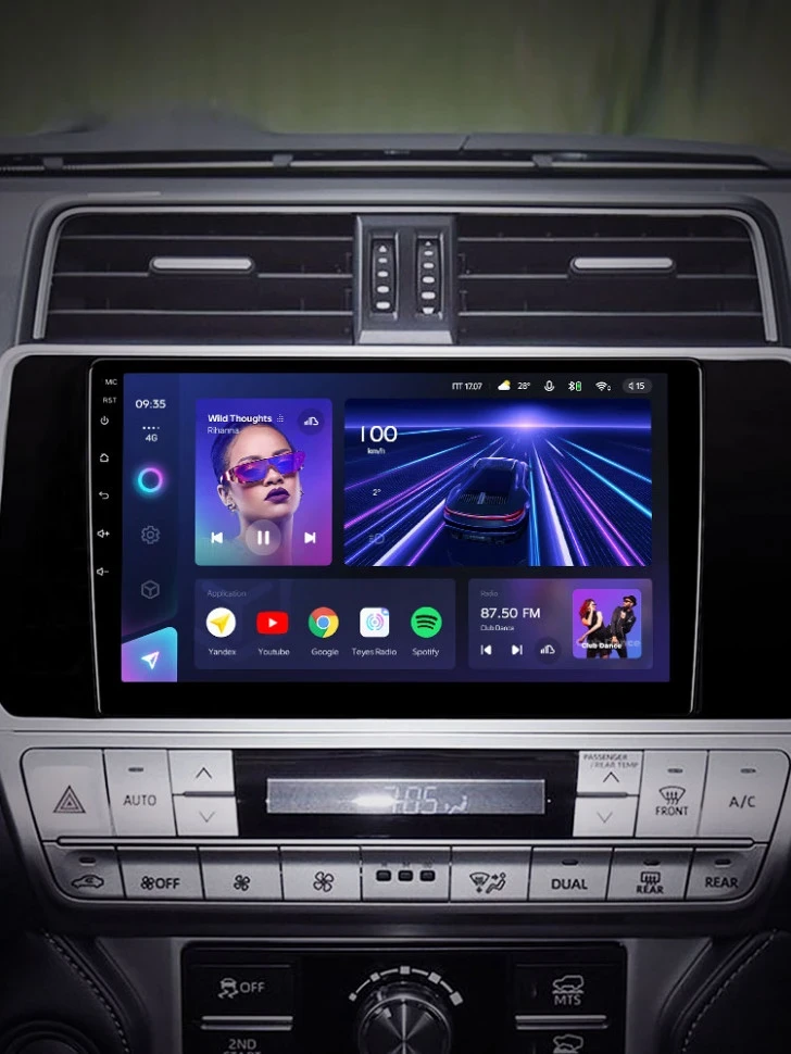 Штатная магнитола Teyes CC3 4/32 Toyota Land Cruiser Prado 150 (2017-2021)