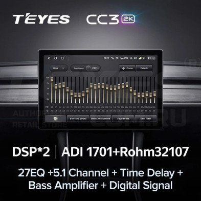 Штатная магнитола Teyes CC3 2K 4/32 Toyota Camry 7 XV 50 55 (2011-2014) (черная) F2 (11")