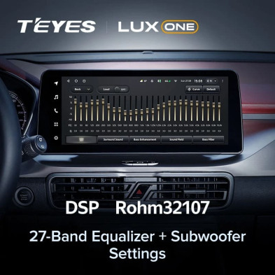 Штатная магнитола Teyes LUX ONE 4/32 Geely Coolray (2019-2023) (split)
