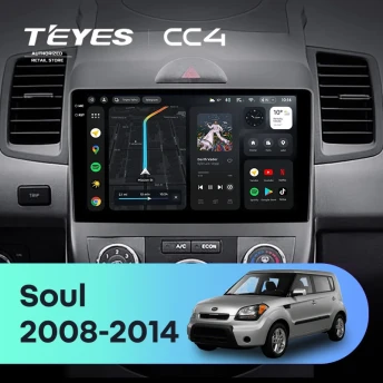 Штатная магнитола Teyes CC4 8/128 Kia Soul 1 (2008-2014)