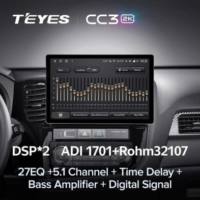 Штатная магнитола Teyes CC3 2K 4/64 Kia Ceed 2 JD (2012-2018) (13")