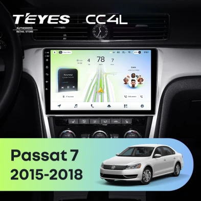 Штатная магнитола Teyes CC4L 6/64 Volkswagen Passat 7 B7 NMS (2015-2018) F2