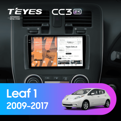 Штатная магнитола Teyes CC3 2K 360 6/128 Nissan Leaf 1 (2009-2017)