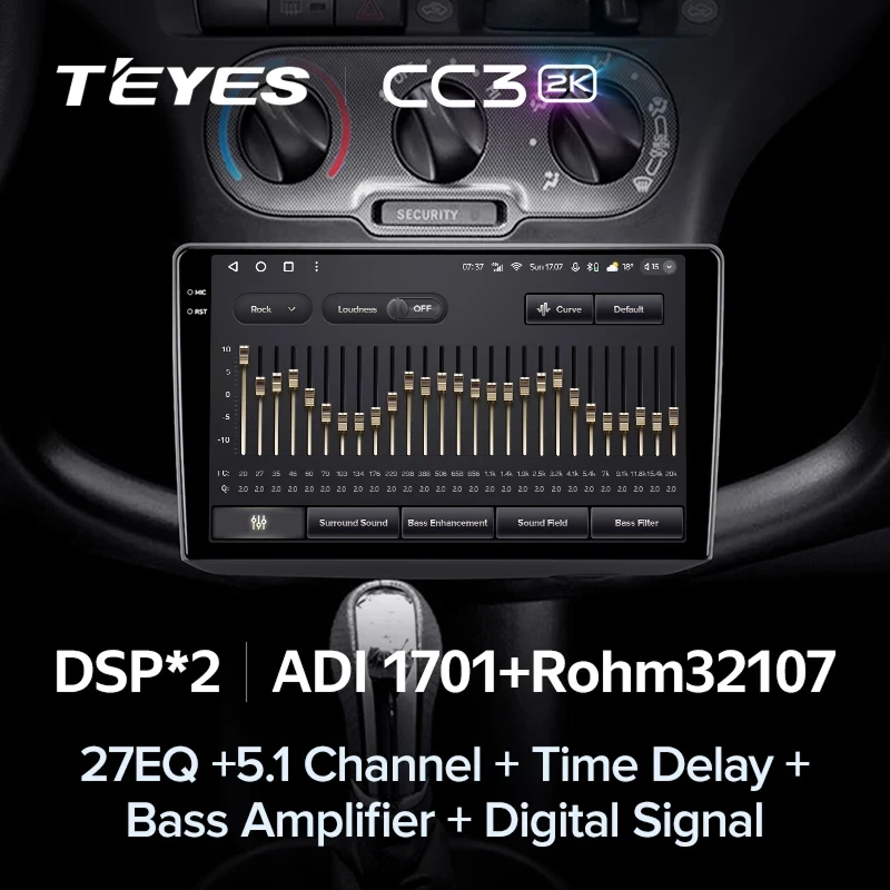 Штатная магнитола Teyes CC3 2K 360 6/128 Toyota Yaris (1999-2005) F1