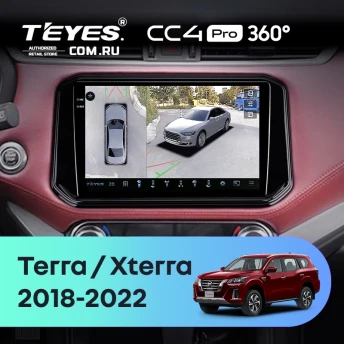 Штатная магнитола Teyes CC4 Pro 360 8/128 Nissan X-Terra (2018-2022)