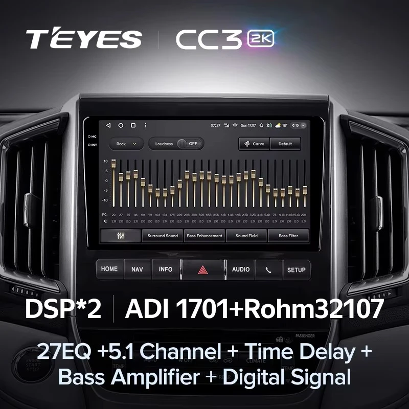 Штатная магнитола Teyes CC3 2K 4/32 Toyota Land Cruiser 200 (2015-2020) F1