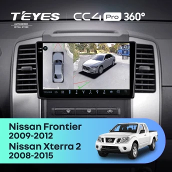 Штатная магнитола Teyes CC4 Pro 360 8/128 Nissan Xterra 2 N50 (2008-2015)