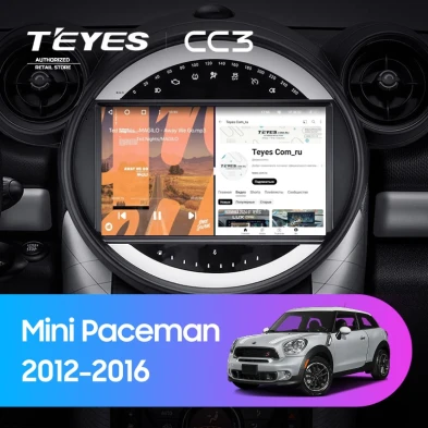 Штатная магнитола Teyes CC3 4/32 Mini Paceman (R61) (2012-2016) F2