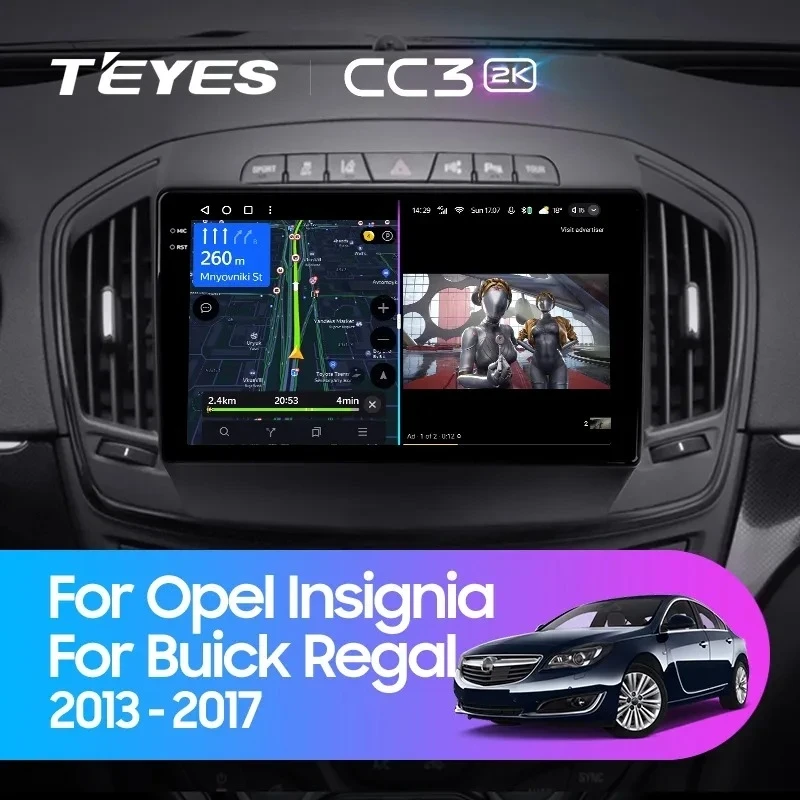 Штатная магнитола Teyes CC3 2K 360 6/128 Opel Insignia (2013-2017) Тип-B