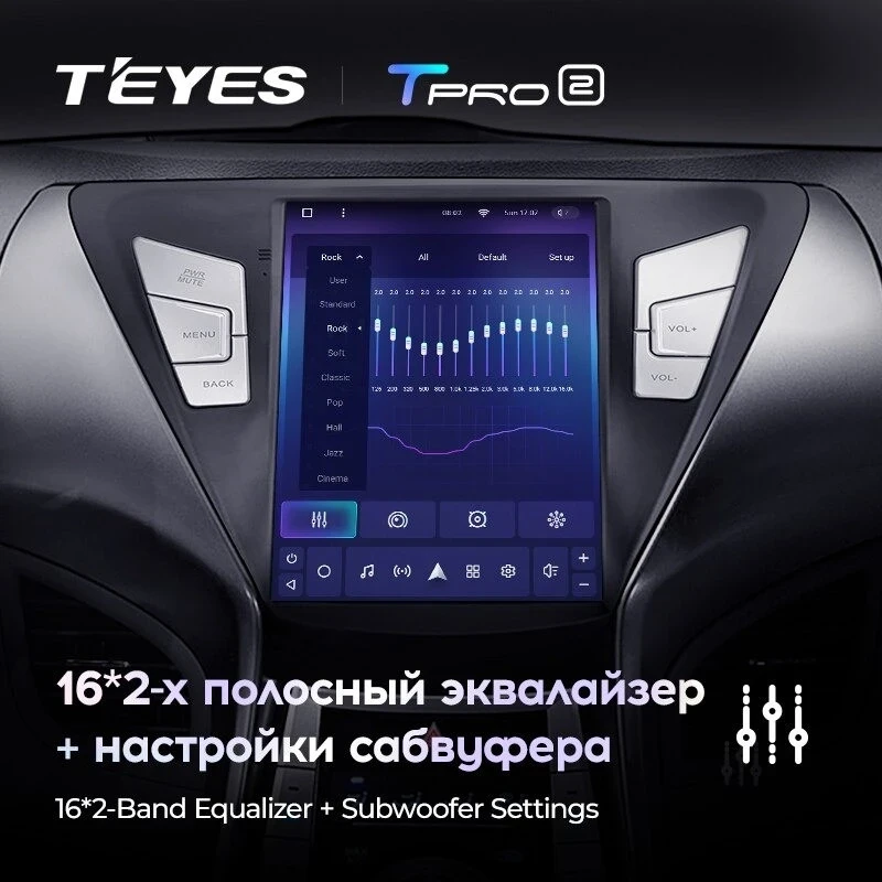 Штатная магнитола Tesla style Teyes TPRO 2 4/64 Hyundai Elantra 5 JK GD MD UD (2011-2015) F1
