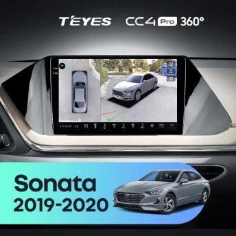Штатная магнитола Teyes CC4 Pro 360 12/256 Hyundai Sonata DN8 (2019-2020) Тип-A