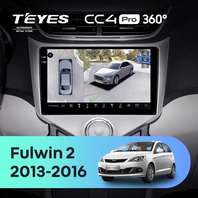 Штатная магнитола Teyes CC4 Pro 360 8/128 Chery Very A13 (2013-2016) F1