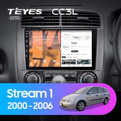 Штатная магнитола Teyes CC3L 4/32 Honda Stream 1 (2000-2006) F1