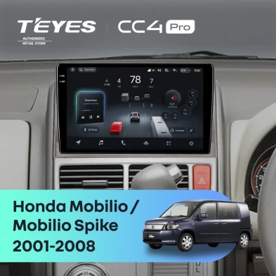Штатная магнитола Teyes CC4 Pro 12/256 Honda Mobilio Spike (2001-2008)