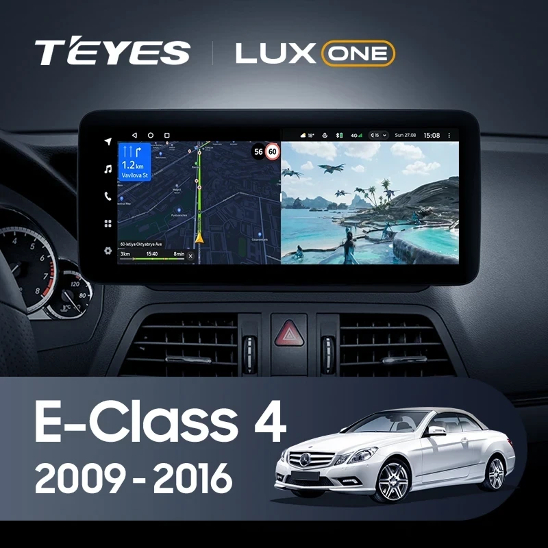 Штатная магнитола Teyes LUX ONE 4/64 Mercedes-Benz E-Class 4 W212 S207 A207 S212 C207 (NTG 4.0) (2009-2016) F2 Universal