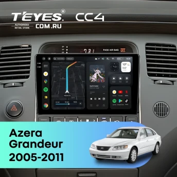 Штатная магнитола Teyes CC4 8/128 Hyundai Azera (2005-2011)