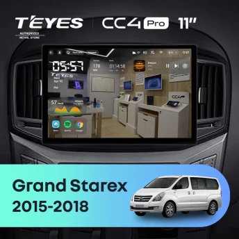 Штатная магнитола Teyes CC4 Pro 12/256 Hyundai Grand Starex (2015-2018) F2 (11")