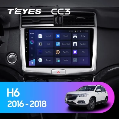 Штатная магнитола Teyes CC3 4/32 Haval H6 (2016-2018)