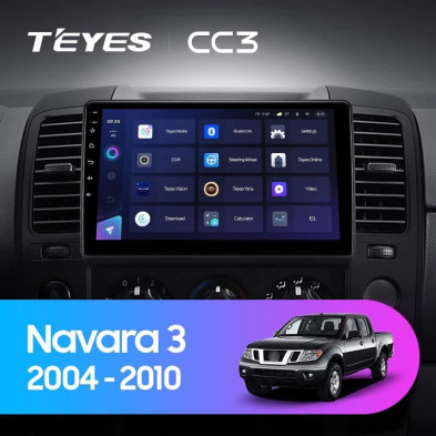 Штатная магнитола Teyes CC3 4/32 Nissan Navara D40 (2004-2010) F1