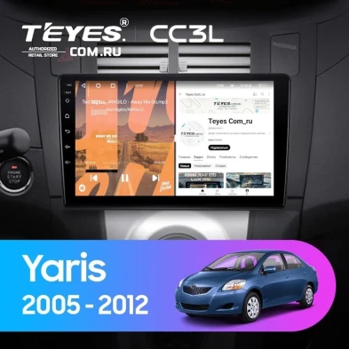 Штатная магнитола Teyes CC3L 4/64 Toyota Yaris XP90 (2005-2012) F1