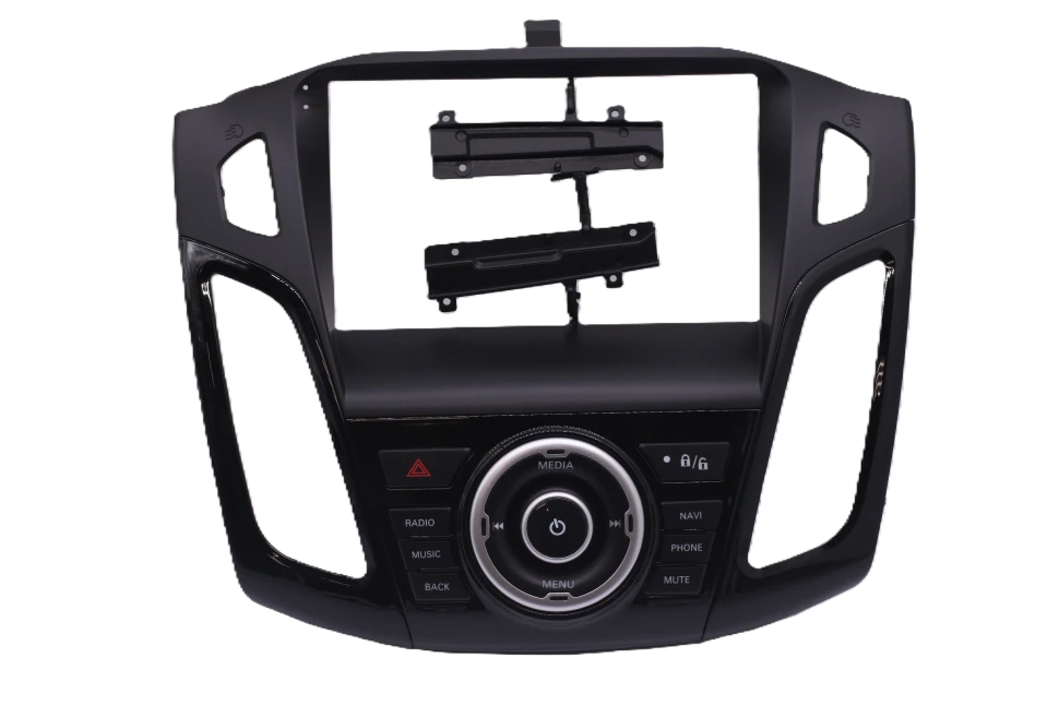 Переходная рамка Ford Focus 3 (2011-2019) F3 (чёрная) (9")