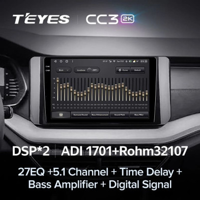Штатная магнитола Teyes CC3 2K 4/64 Skoda Octavia 4 A8 (2019-2021)