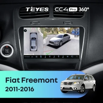 Штатная магнитола Teyes CC4 Pro 360 12/256 Fiat Freemont (2011-2016)