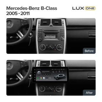 Переходная рамка Mercedes-Benz B-Class T245 W245 (2005-2011) (12,3")