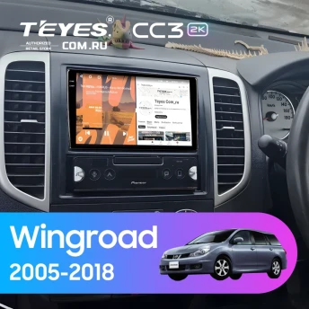 Штатная магнитола Teyes CC3 2K 360 6/128 Nissan Wingroad 3 Y12 (2005-2018)