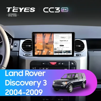 Штатная магнитола Teyes CC3 2K 6/128 Land Rover Discovery 3 (2004-2009) F2