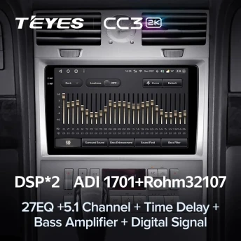 Штатная магнитола Teyes CC3 2K 360 6/128 Lincoln Navigator (2002-2006)