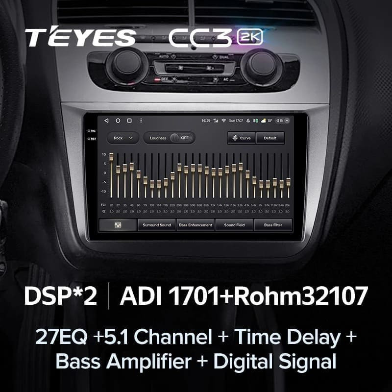 Штатная магнитола Teyes CC3 2K 6/128 Seat Leon (2005-2012)