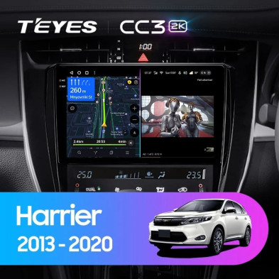 Штатная магнитола Teyes CC3 2K 360 6/128 Toyota Harrier XU60 (2013-2020) F2