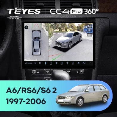 Штатная магнитола Teyes CC4 Pro 360 12/256 Audi RS6 1 (2002-2006) (11")