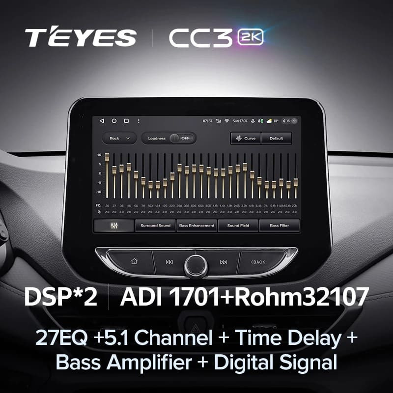 Штатная магнитола Teyes CC3 2K 360 6/128 Chevrolet Orlando 2 (2018-2023)