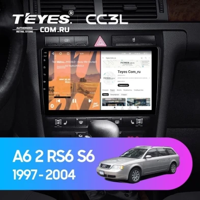 Штатная магнитола Teyes CC3L 4/32 Audi A6 2 (1997-2004)