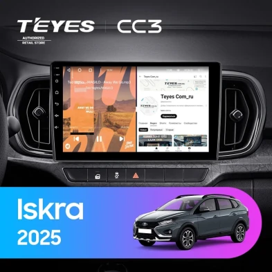 Штатная магнитола Teyes CC3 4/32 LADA Iskra SW Cross (2025-2026) Тип-A