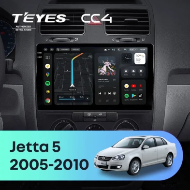 Штатная магнитола Teyes CC4 6/64 Volkswagen Jetta 5 (2005-2010) F2