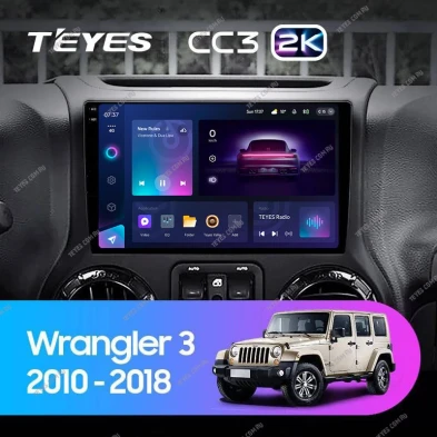 Штатная магнитола Teyes CC3 2K 4/32 Jeep Wrangler 3 JK (2010-2017) L15