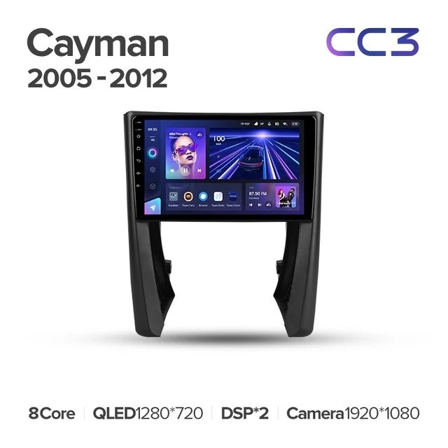 Штатная магнитола Teyes CC3L 4/32 Porsche Cayman 987 (2005-2012)