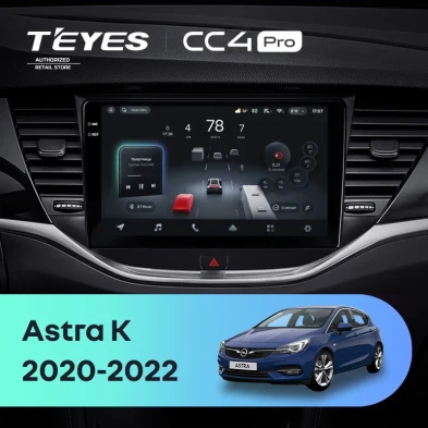 Штатная магнитола Teyes CC4 Pro 8/128 Opel Astra K (2020-2022) Тип-B
