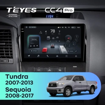 Штатная магнитола Teyes CC4 Pro 8/128 Toyota Sequoia XK60 (2008-2017)