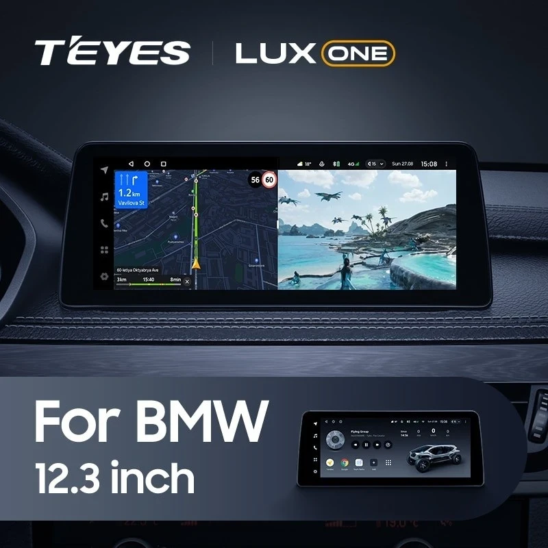 Штатная магнитола Teyes LUX ONE 6/128 BMW X5 F15 (NBT) (2013-2020)