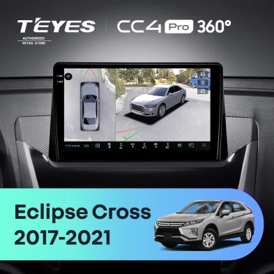 Штатная магнитола Teyes CC4 Pro 360 8/128 Mitsubishi Eclipse Cross (2017-2021) F2