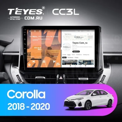 Штатная магнитола Teyes CC3L 4/64 Toyota Corolla 12 (2018-2020) Тип-B