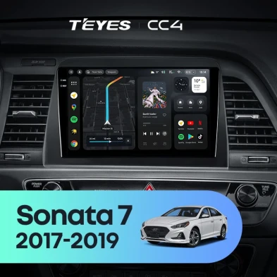 Штатная магнитола Teyes CC4 6/64 Hyundai Sonata 7 LF (2017-2019)