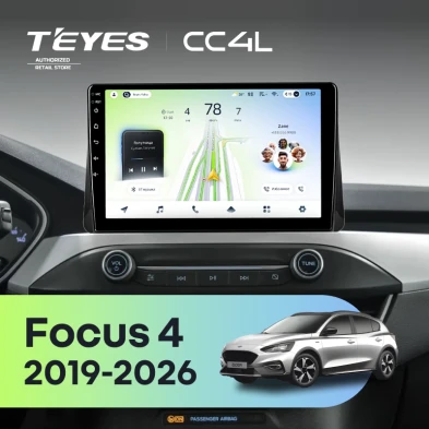 Штатная магнитола Teyes CC4L 6/64 Ford Focus 4 (2019-2026)