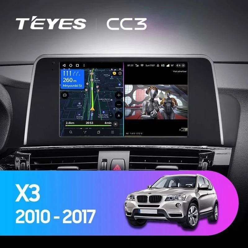 Штатная магнитола Teyes CC3 4/32 BMW X3 F25 NBT (2014-2017)