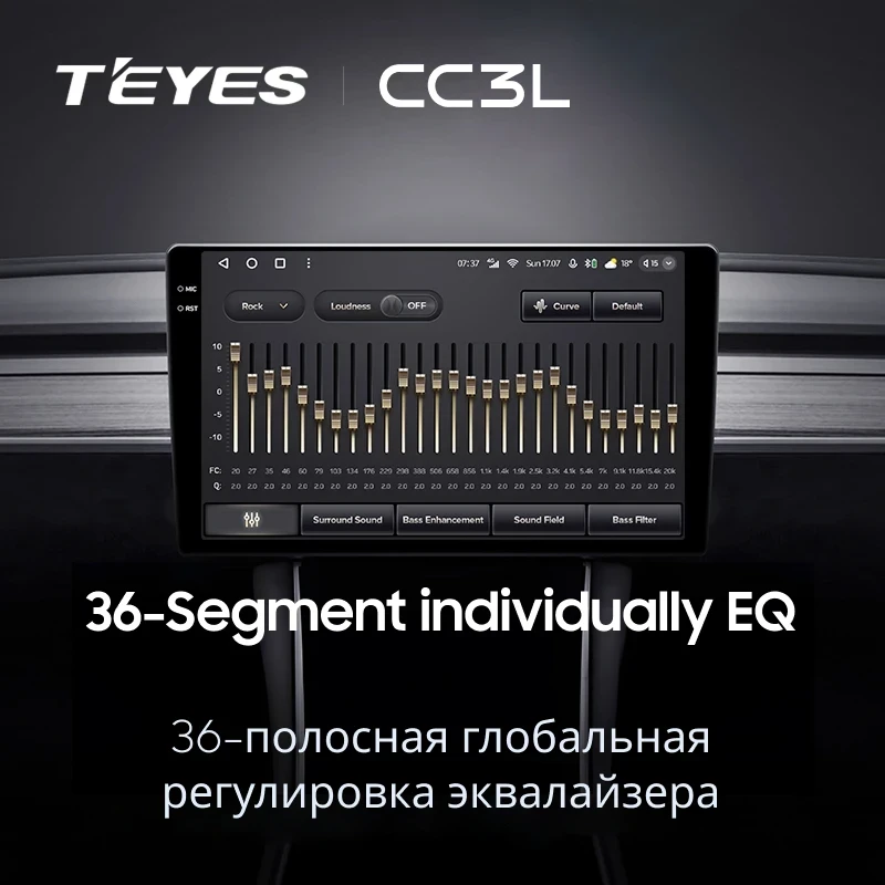 Штатная магнитола Teyes CC3L 4/32 Toyota Corolla 11 (2017-2018) F2